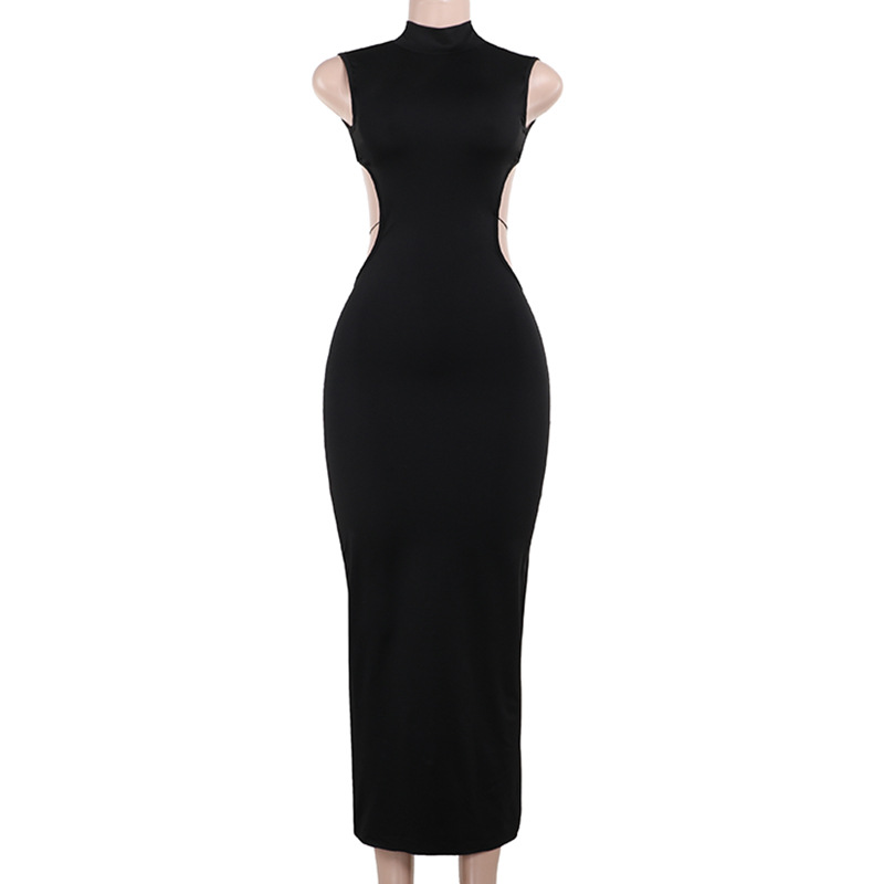 Summer New Style Hot Girl Long Dress Sexy Backless Bow Dress Elegant Sexy Party Dress Club Outfit
