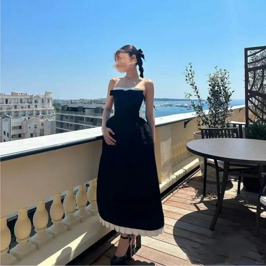 Elegant Jennie Dress Sheath Cake Pleated Wedding Gowns Party Protagonist Banquet Small Vestido Elegante Mujer Para Fiesta