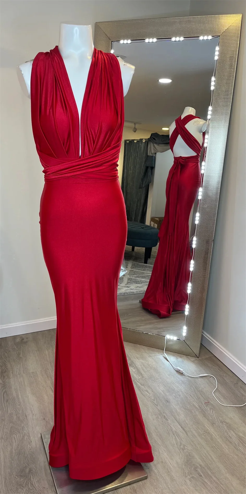 Elegant 72 Styles Multiway Infinity Simple Sleeveless Floor-length A-line Daily Prom Dresses Evening Formal Party Backless Gown