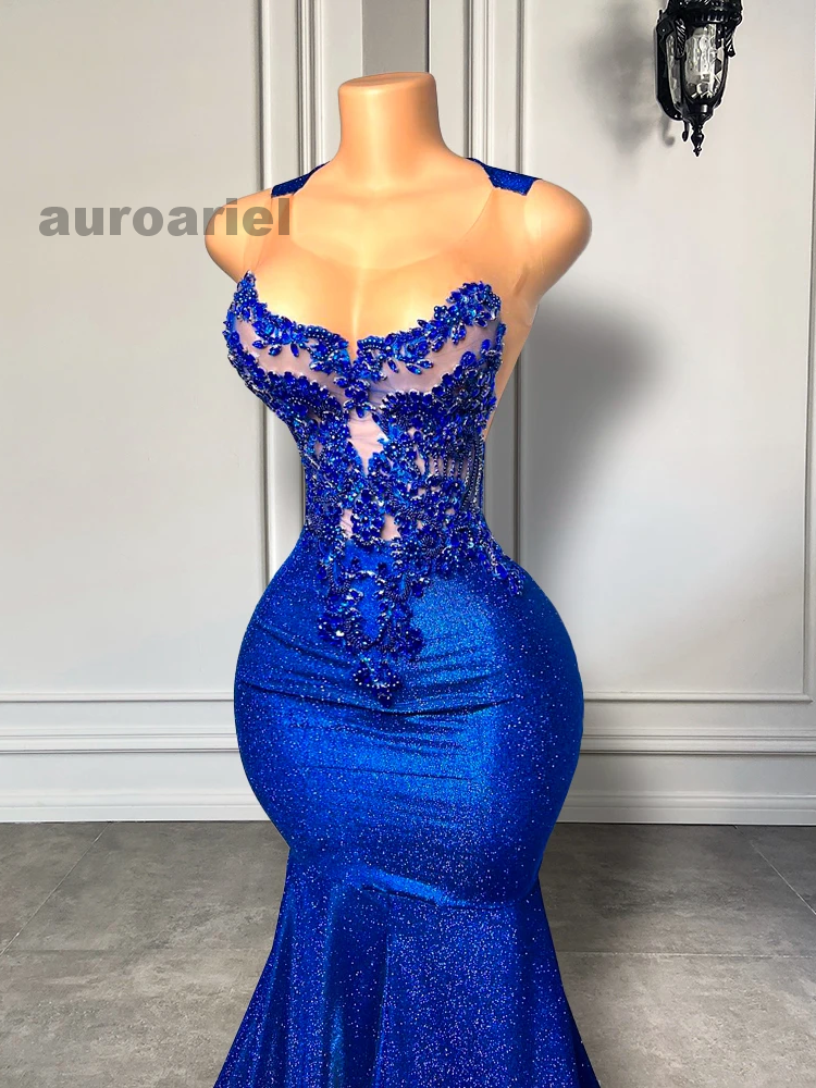 Royal Blue Long Prom Dresses