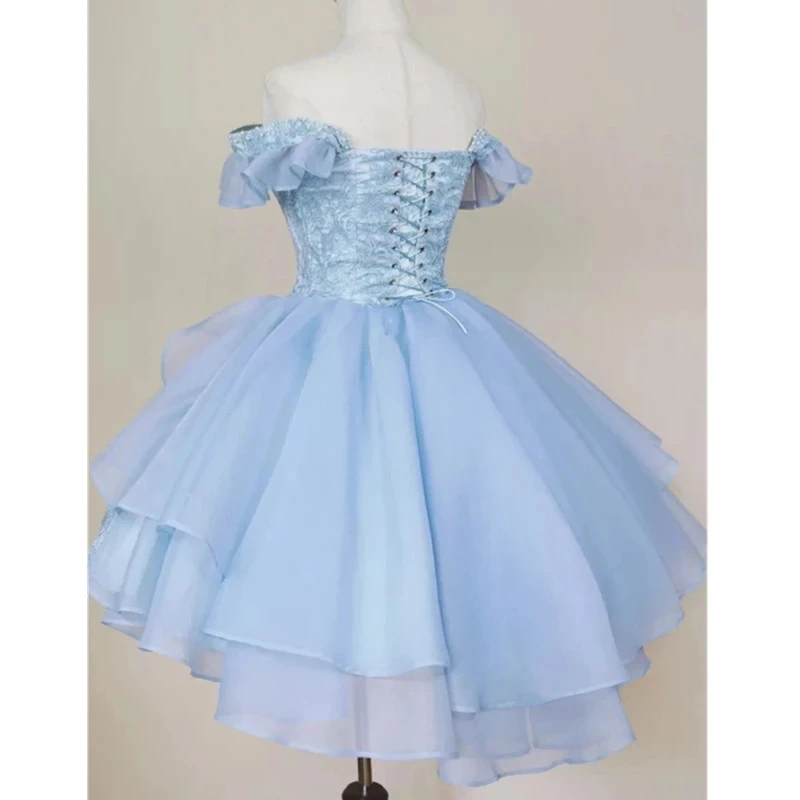 New Arrival Sexy Short/Mini Tulle Homecoming Dresses With Lace Vestidos Cortos Special Occasion Graduation Dresses Custom