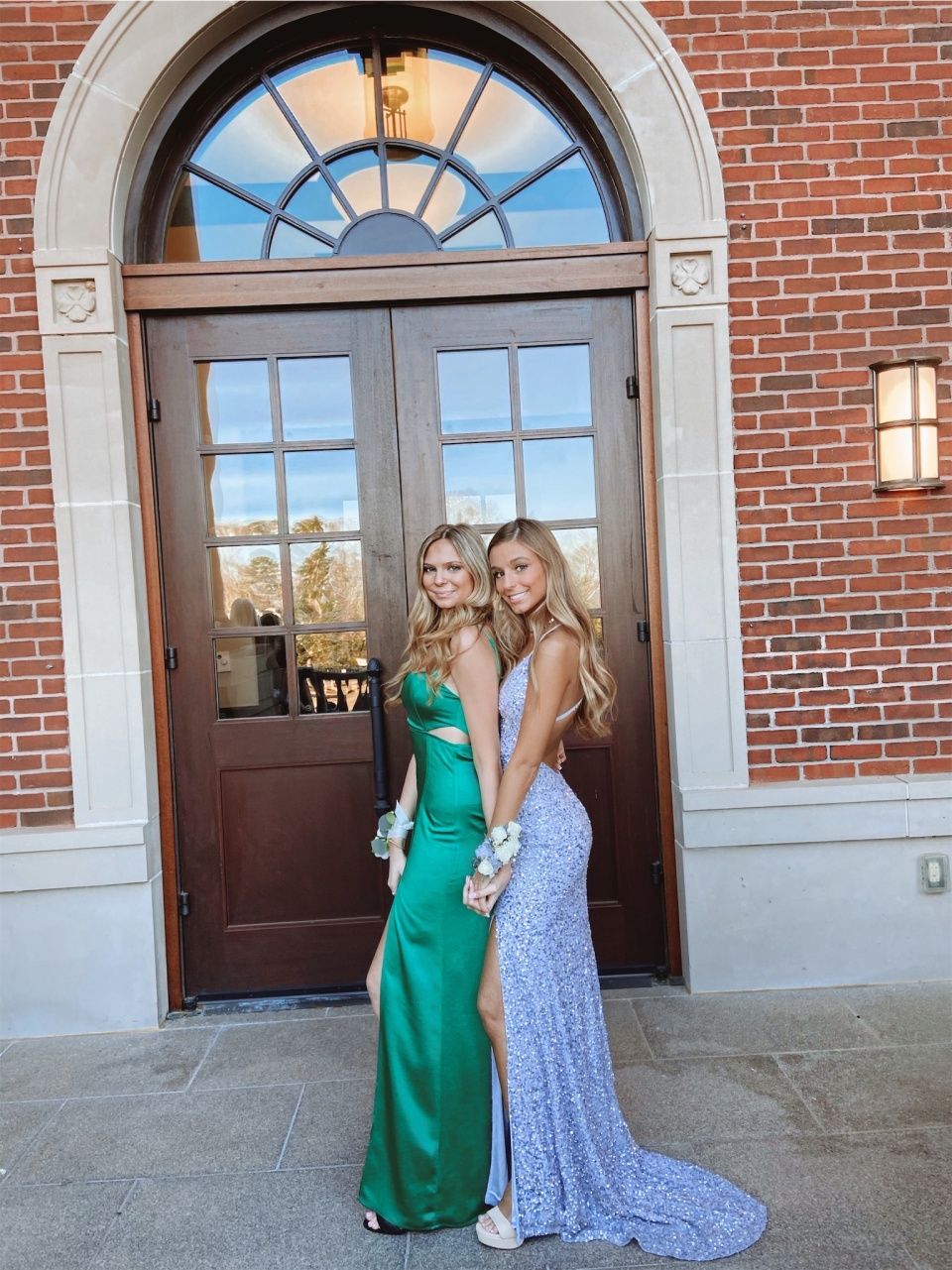Glitter Mermaid V Neck Cross Back Blue Sequin Prom Dresses with Slit,Cross Back Tight Evening Party Gown